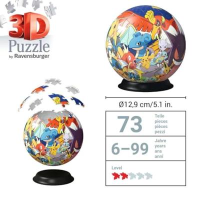 Ravensburger 3D-puzzel Pokémon - 72 stukjes - thumbnail