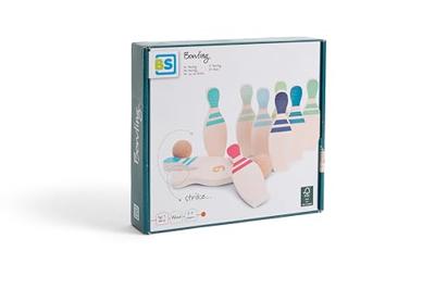 BS Toys houten bowlingset, 12dlg.