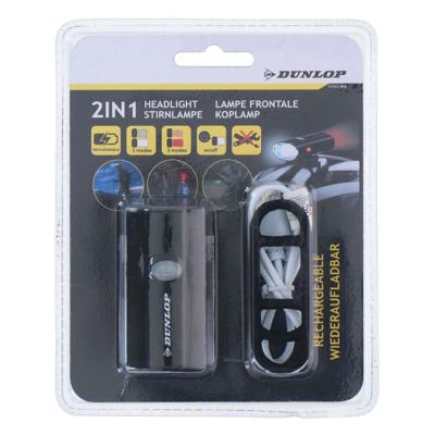 Dunlop 2in1 hoofdlamp Dunlop 2in1 hoofdlamp