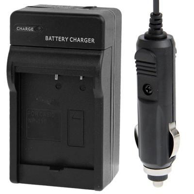 2-in-1 digitale camera batterij / accu laadr voor casio np-110 / np-130