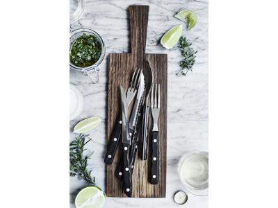 Gense - Old Farmer Classic Steak Cutlery 12 pcs - Black (704792)
