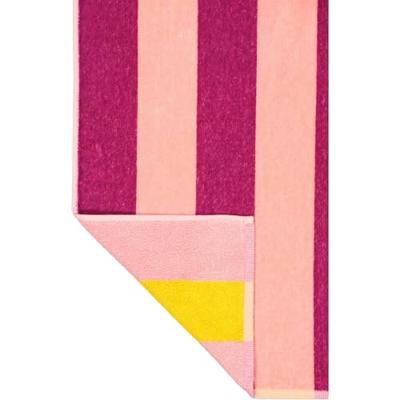 Cawö Cawo Beach Tropical Streifen Strandlaken 80x180 sunset