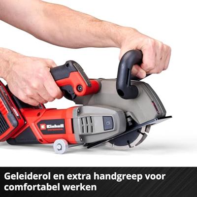 Einhell Professional Power X-Change TP-MA 36/30 Li BL - Solo 4350800 Accu-muurgroeffrees 125 mm Zonder accu, Zonder lader, Incl. tas, Incl. doorslijpschijf, Einhell Professional Power X-Change TP-MA 36/30 Li BL - Solo 4350800 Accu-muurgroeffrees 125 mm Zonder accu, Zonder lader, Incl. tas, Incl. doorslijpschijf,