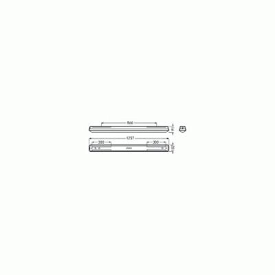 Trilux OleveonF 1.2#7116640 LED-lamp voor vochtige ruimte LED 19 W Wit Grijs