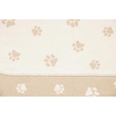 Cawö Cawö We love dogs 62470 Woonplaid 150x200 natur/beige