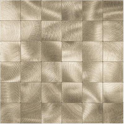 Zelfklevende Mozaïektegel XL - Geborsteld Goud - 305x305 mm