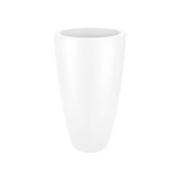 elho Pure Soft Round High Bloempot Ø 35 cm - Wit - thumbnail