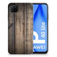Huawei P40 Lite | Bumper Hoesje | Steigerhout - thumbnail