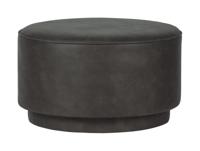 vtwonen eco-leren poef Coffee - thumbnail