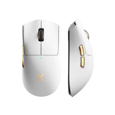 MCHOSE K7 Ultra Lightweight Wireless Gaming Mouse (Wit/goud, RGB, USB / 2.4 GHz, 42.000 DPI)