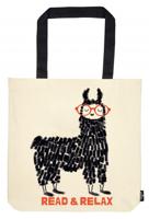 Moses katoenen tas Leeslama 39 x 42 cm wit - thumbnail