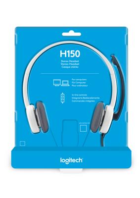 H150 - Headset - Stereo - op oor - met bekabeling - 3.5 mm jack aansluiting - wit H150 - Headset - Stereo - op oor - met bekabeling - 3.5 mm jack aansluiting - wit