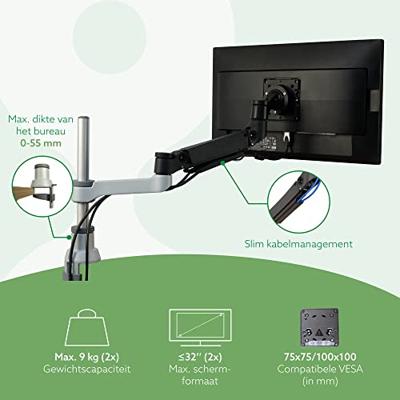 R-Go Tools Caparo 4 D2 monitorarm R-Go Tools Caparo 4 D2 monitorarm