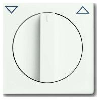 Busch-Jaeger centraalplaat 1740-884 studiowit mat - thumbnail