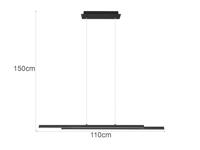Trio HanglampOdio zwart - R37882132 - thumbnail