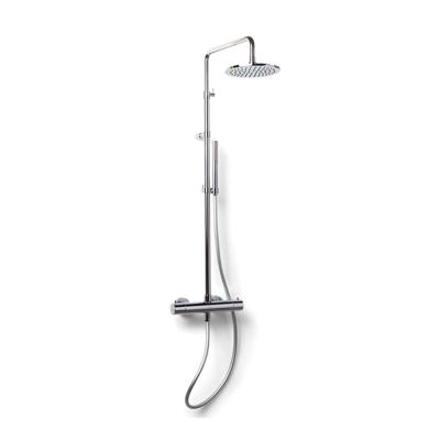 Regendoucheset Luxe Bongio Squadra Thermostatisch Opbouw met Handdouche Chroom Bongio Regendoucheset Luxe Bongio Squadra Thermostatisch Opbouw met Handdouche Chroom Bongio