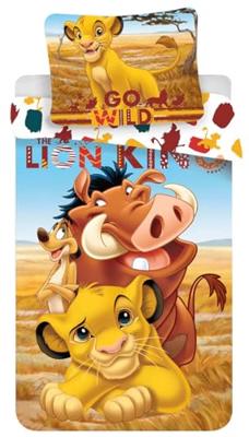 Disney The Lion King Dekbedovertrek Simba Timon en Pumba - 140 x 200 cm