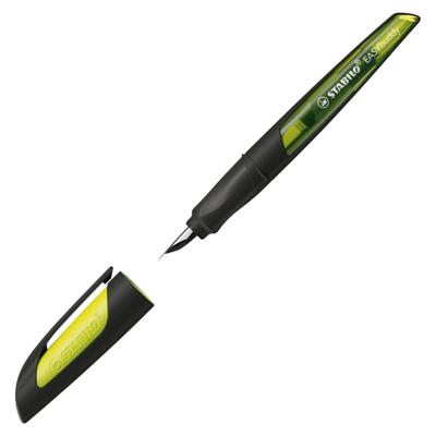 Vulpen STABILO Easybuddy rechtshandig M zwart/lime blister à 1 stuk Vulpen STABILO Easybuddy rechtshandig M zwart/lime blister à 1 stuk