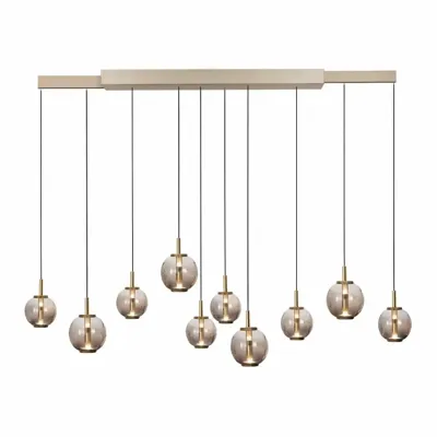 Neuhaus PURE Hanglamp E-Infinity 10 lichts L 100-198 cm champagne