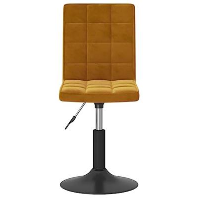 Eetkamerstoelen draaibaar 6 st fluweel bruin