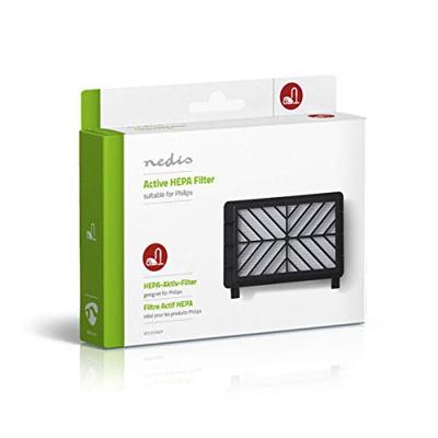 Nedis HEPA-Vervangingsfilter | Vervanging voor: Philips | Wit / Zwart | 1 stuks - VCFI217HEP VCFI217HEP - thumbnail