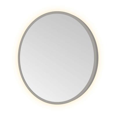 Hotbath &More Mirrors Round LED Badkamerspiegel - Rond - 40 cm - Geborsteld Gunmetal