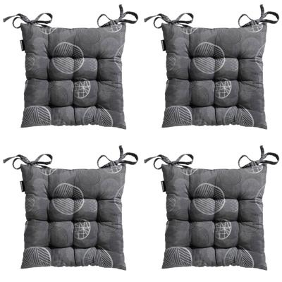 Toscane Zitkussen Circle grijs 46 cm x 46 cm (4 stuks) Madison - Madison