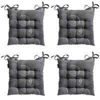 Toscane Zitkussen Circle grijs 46 cm x 46 cm (4 stuks) Madison - Madison - thumbnail
