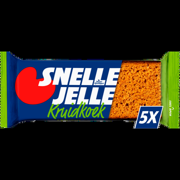 Snelle Jelle (Te) Krachtige Kruidkoek 5 Stuks 325 g bij Jumbo Snelle Jelle (Te) Krachtige Kruidkoek 5 Stuks 325 g bij Jumbo