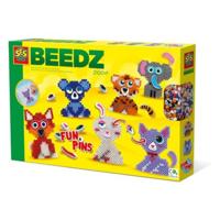 SES Creative Beedz Strijkkralen FunPins Dieren 2100 Stuks - thumbnail