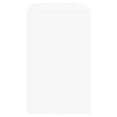 Schoenenkast 80x42x69 cm bewerkt hout wit Schoenenkast 80x42x69 cm bewerkt hout wit