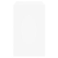 Schoenenkast 80x42x69 cm bewerkt hout wit - thumbnail