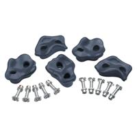 SwingKing klimstenen set antraciet, 5st - thumbnail