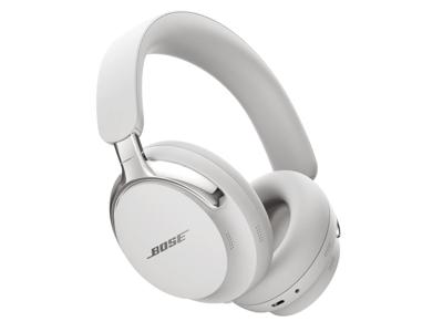 Bose Nieuwe QuietComfort Ultra Bluetooth hoofdtelefoon (2e gen.), draadloze hoofdtelefoon met ruimtelijke audio, over-ear noise cancelling met microfoon, afspeeltijd tot 30 uur, Rookwit