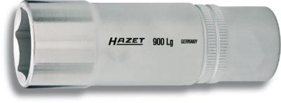 HAZET Dopsleutel 900LG-19 · 1/2 inch (12,5 mm) vierkant hol · Buiten-zeskant-tractieprofiel · SW 19 mm