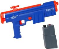 Sun Fun waterpistool elektrisch - 34,5 cm - blauw/oranje - thumbnail