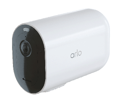 Arlo Pro 4 XL draadloze WiFi-beveiligingscamera voor buiten, 2K HDR, 160˚ kleurennachtzicht, sirene, bewegingsdetectie, 2-weg-audio, 12 mnd batterij, incl. proefp. Arlo Secure, 1 cam, wit