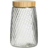 Voorraadpot Camille - transparant - 20xØ12 cm - Leen Bakker - thumbnail
