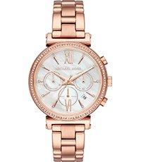 Horlogeband Michael Kors MK6576 Staal Rosé 16mm