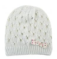 Aliap babymuts strikje meisjes katoen - thumbnail