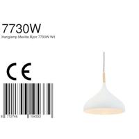 Mexlite Hanglamp bjorr 7730w wit - thumbnail