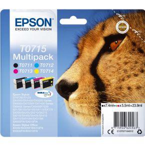 Originele inktcartridge Epson C13T07154012 Cyaan Magenta Geel Zwart