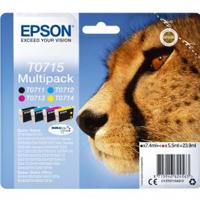 Originele inktcartridge Epson C13T07154012 Cyaan Magenta Geel Zwart - thumbnail