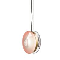 Bomma Orbital Hanglamp - Venus roze - Patina goud - thumbnail