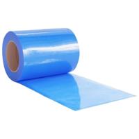 VidaXL Deurgordijn 300x2,6 mm 25 m pvc blauw - thumbnail