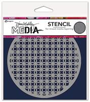 Ranger Ink Ranger • dina wakley media stencil coasters 4 - thumbnail