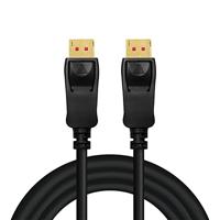 LogiLink DisplayPort AV Aansluitkabel [1x DisplayPort - 1x DisplayPort] 10 m Zwart - thumbnail