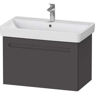 Wastafelkast Duravit No.1 Met 1 Lade 74x42.6x47.8 cm Met Geïntegreerde Greep Mat Grafiet Duravit Wastafelkast Duravit No.1 Met 1 Lade 74x42.6x47.8 cm Met Geïntegreerde Greep Mat Grafiet Duravit