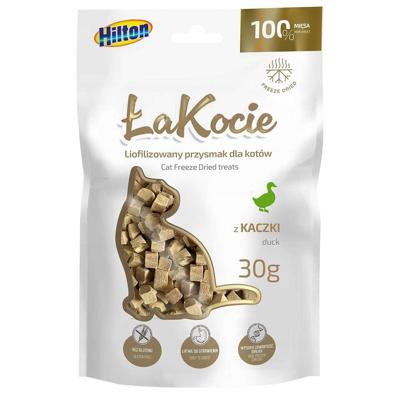 HILTON ŁaKocie Freeze dried duck - Kattensnoepje - 30g