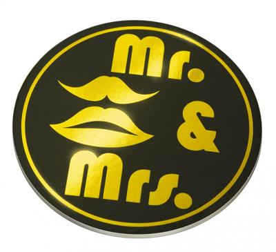 Onderzetters Mr. & Mrs.